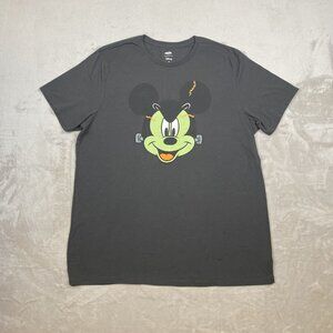 Disney Old Navy XXL Gray T-Shirt With Frankenstein Mickey Mouse Graphic